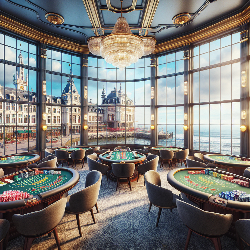 Geniet van het spectaculaire uitzicht en de verfijnde sfeer van Casino Kursaal Oostende